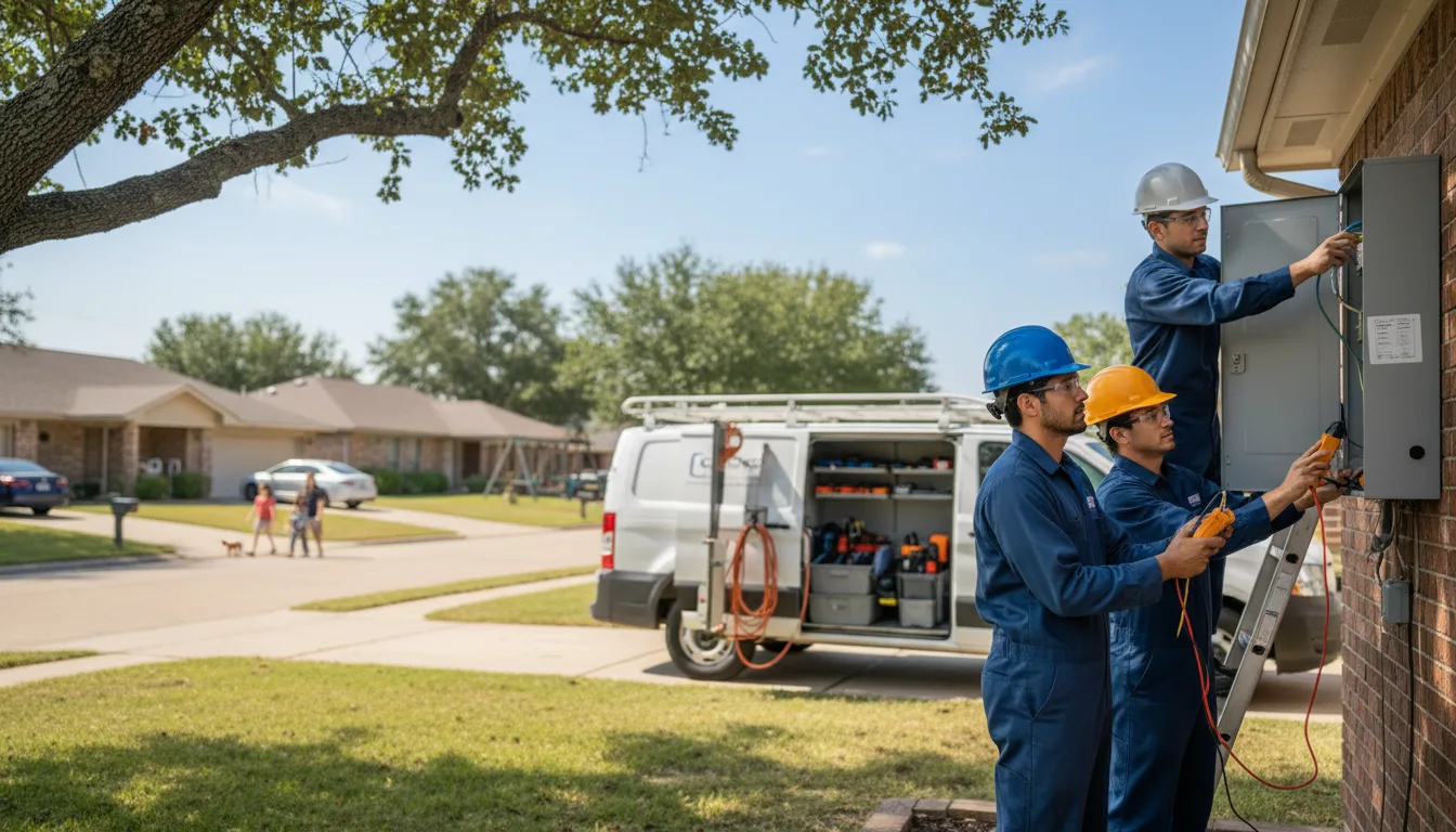 Certified electrician providing emergency electrical services in Lyndon, IL